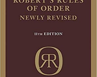 Roberts Rules Of Order 11th Edition Pdf